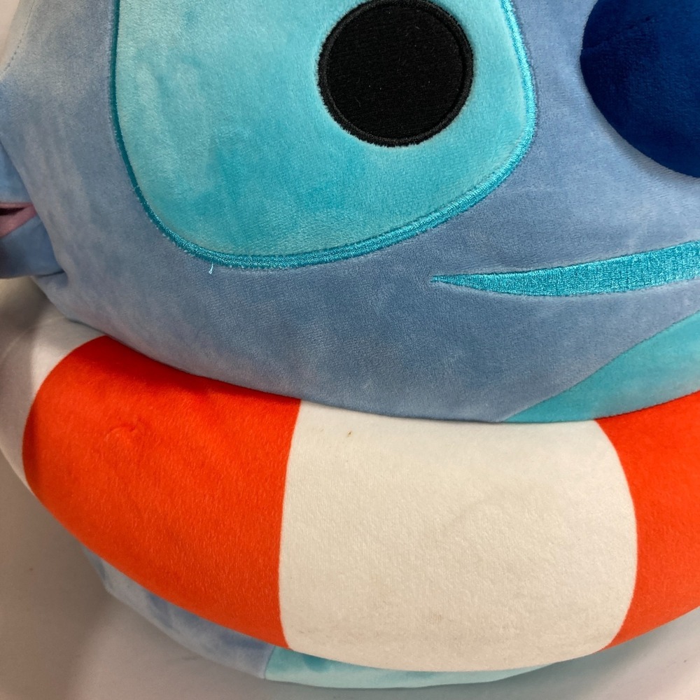 Squishmallows Large 20" Disney Stitch Summer Inner Tube Pool Stitch Plush - Picture 4 of 14